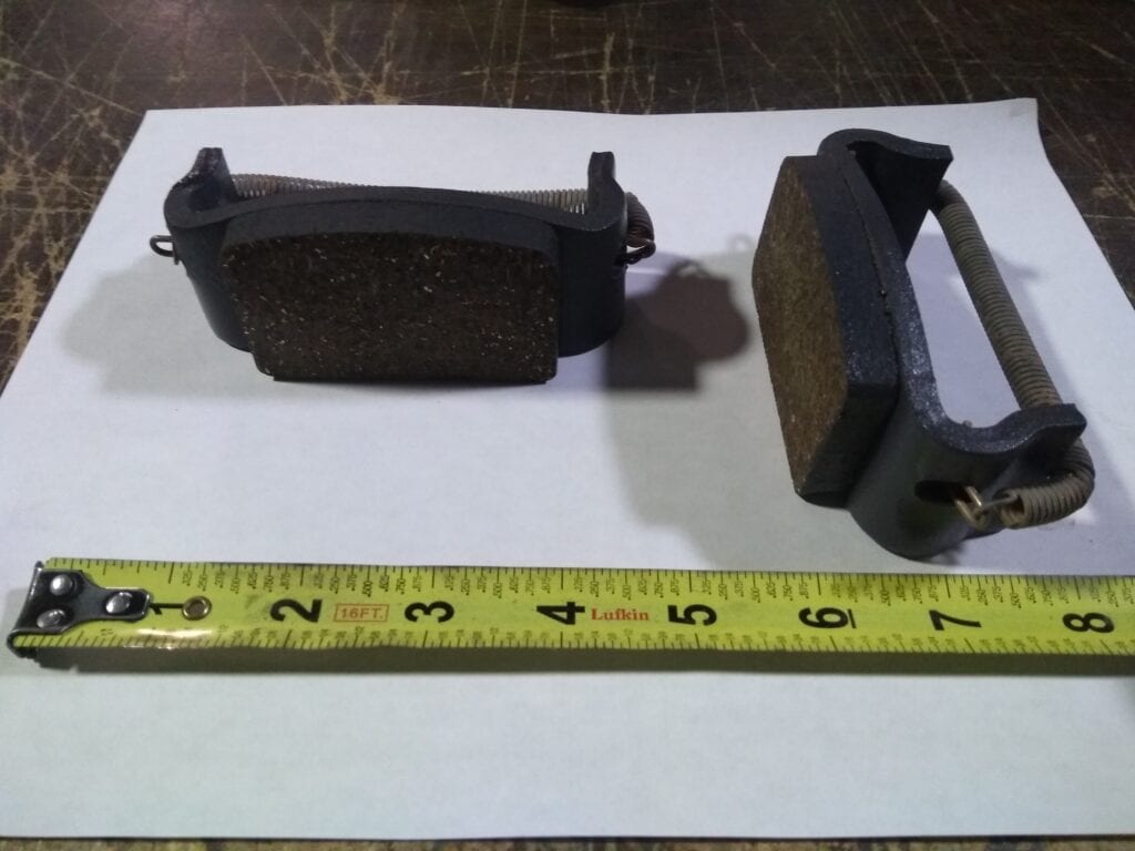 Caliper Brake Pad - After