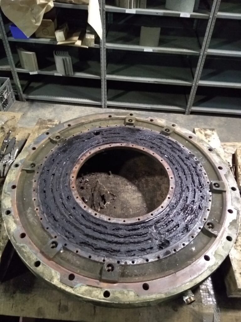 Wichita KK Brake Water Jacket Filled with Debris 2