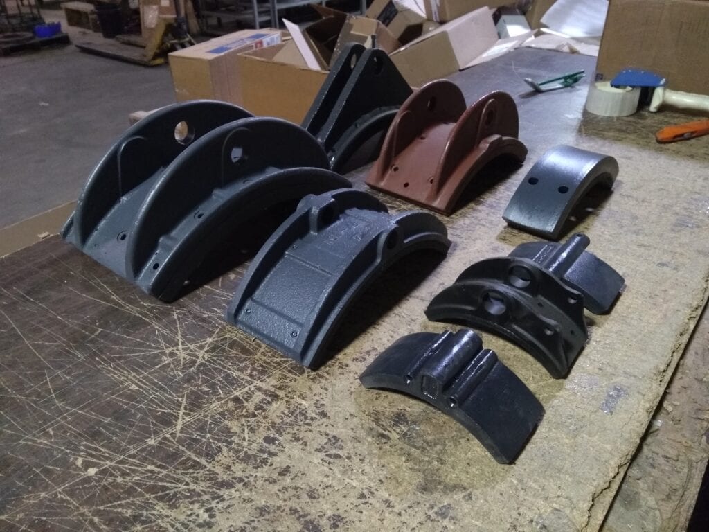 Overhead Crane Relined Brake Shoes